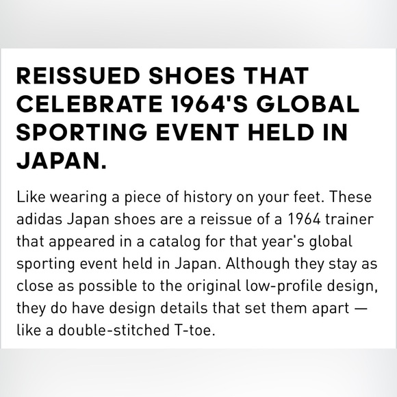 🆕✨Adidas Japan Sneakers in White and Gold Classics 💛✨🤩 - Picture 6 of 8